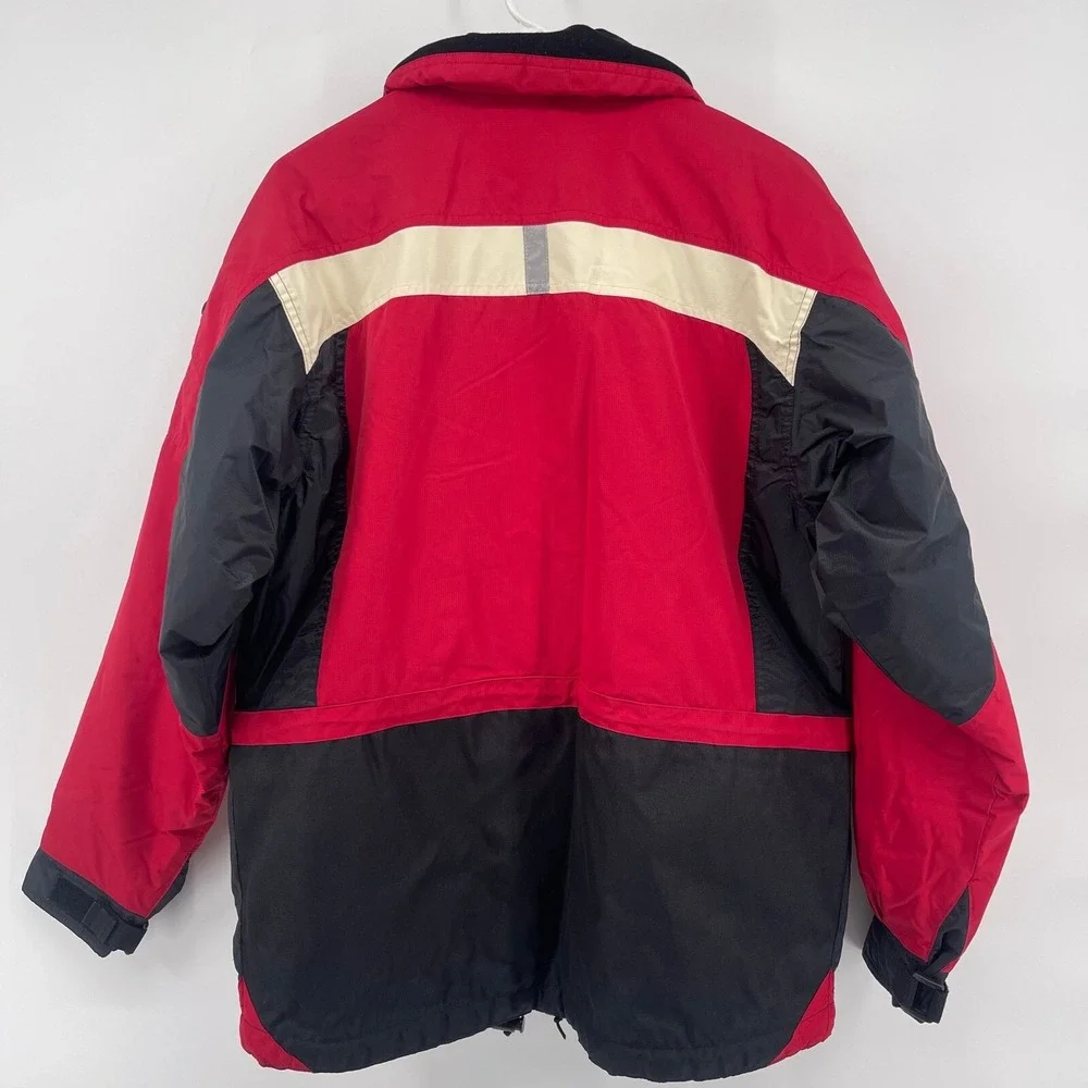 Obermeyer Ski‎ Jacket Winter Coat Insulated Pockets Red Black Junior's 18